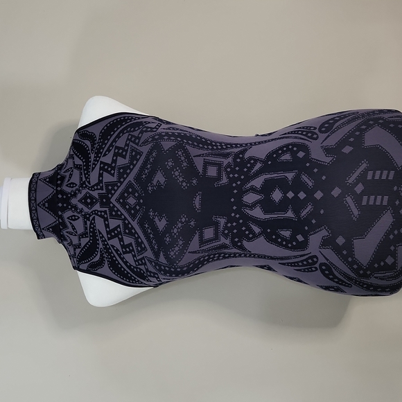 Nwot Free People Intimately Geometric Print Bodycon Midi Dress - Picture 7 of 7